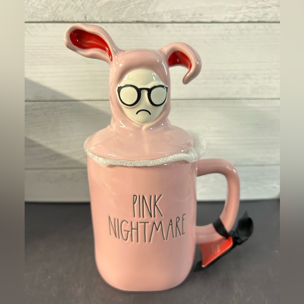 Rae Dunn Pink Nightmare Ceramic Mug